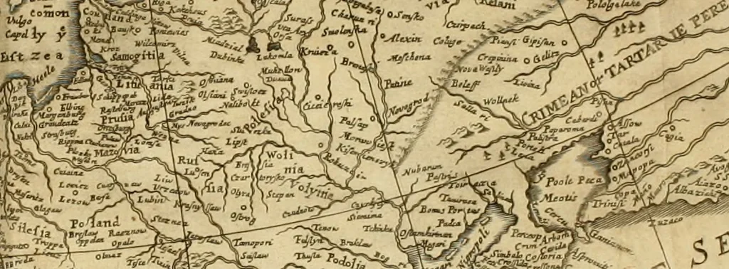 An illustration from The merchants map of commerce : wherein the universal manner and matter of trade is compendiously handled. The standard and current coins of sundry princes observed. The real and imaginary coins of accounts and exchanges expressed. The natural and artificial commodities of all countreys for transportation declared. The weights and measures of all eminent cities and towns of traffick, collected and reduced one into another, and all to the meridian of commerce practised in the famous city of London, 1677, leaf 198