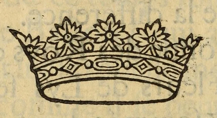 An illustration from Mercure armorial : enseignant les principes & elemens du blazon des armoires, selon l'ordre & les termes qui se practiquent en cette science : enrichy & augmente d'un grand nombre de figures enluminees de couleurs propres pour l'intelligence du livre : ouure curieux & necessaire pour introduire la noblesse dans la cognoissance des armes, 1652, leaf 220