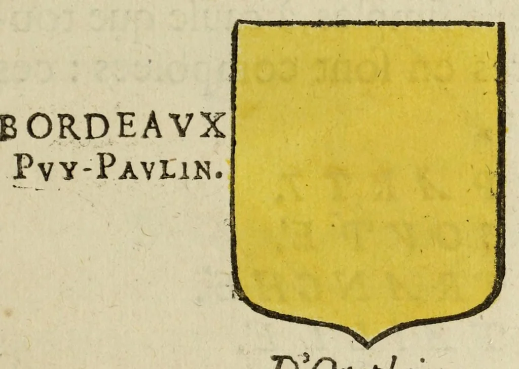 An illustration from Mercure armorial : enseignant les principes & elemens du blazon des armoires, selon l'ordre & les termes qui se practiquent en cette science : enrichy & augmente d'un grand nombre de figures enluminees de couleurs propres pour l'intelligence du livre : ouure curieux & necessaire pour introduire la noblesse dans la cognoissance des armes, 1652, leaf 41