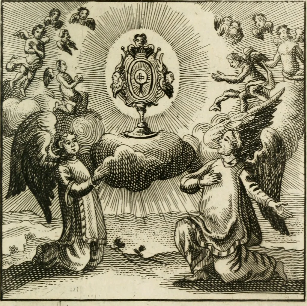 An illustration from Mercurialis, of, Winter-groen : dat is, Aangename en vermaakelyke geschiedenissen en gedichten, waarin verscheide zedelyke leerstukken. En een zeer ryke voorraad van Bybelsche concepten gevonden worden, voor alle bedroefde en vrolyke gemoederen, leeraars, predikers, en geestelyke persoonen; als mede voor alle byzondere leezers tot een voordeelig tydverdryf, namelyk, om vrolyk te leven en blymoedig te sterven, 1763, leaf 200