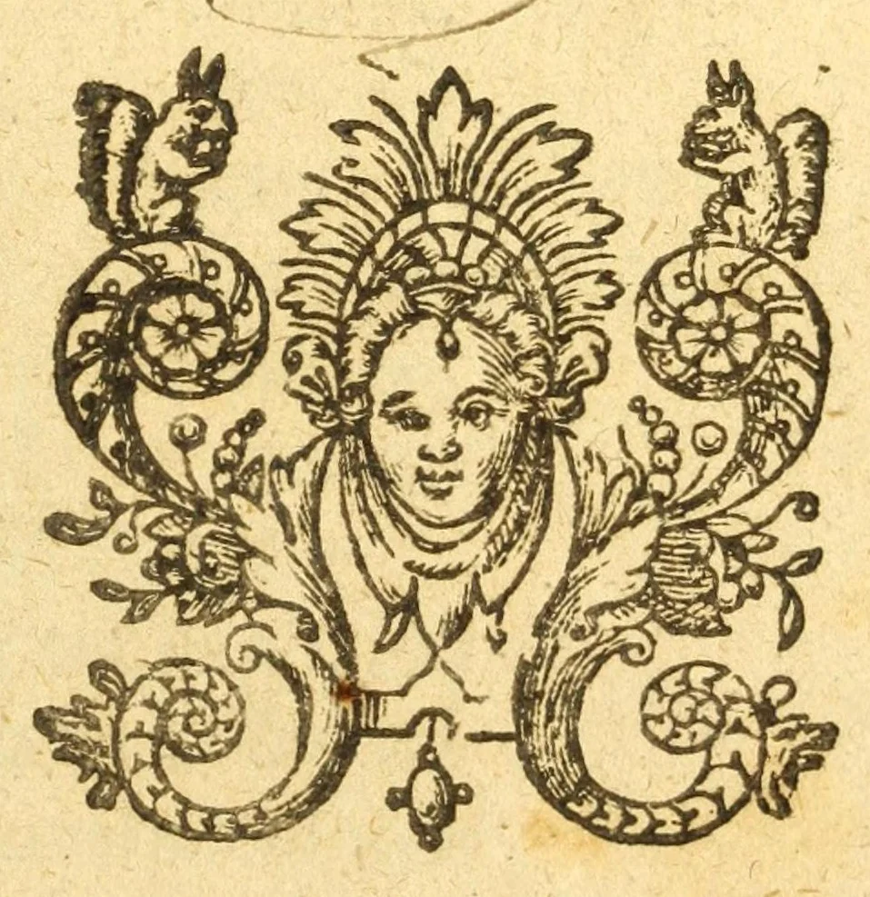 An illustration from The merry deuill of Edmonton : as it hath been sundry times acted, by His Maiesties Seruants, at the Globe on the Bancke-Side, 1631, leaf 5