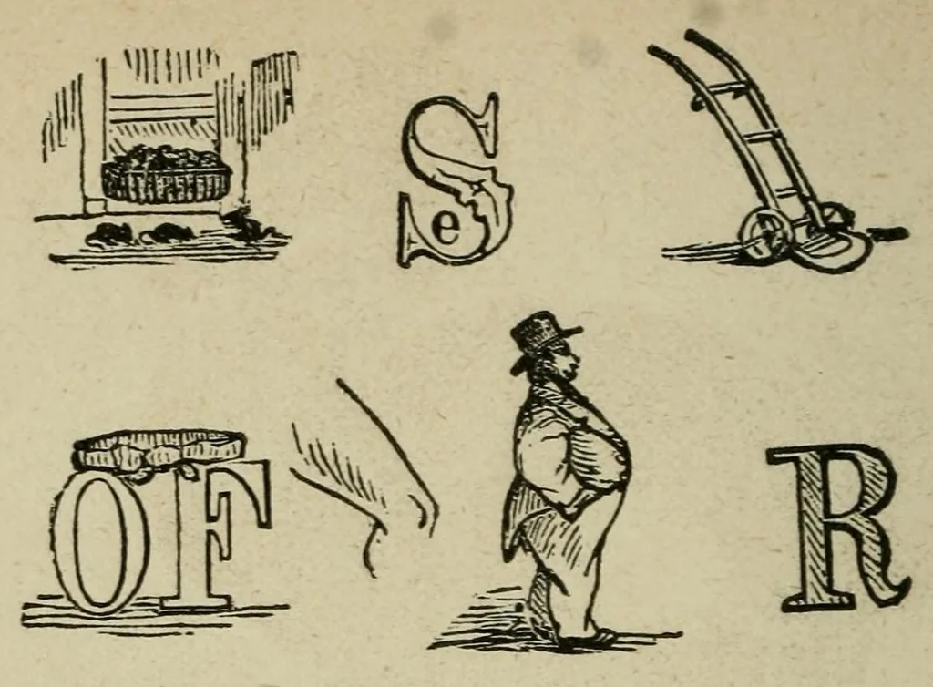 An illustration from Merry's book of puzzles ; Robert Merry's second book of puzzles ; Robert Merry's book of rhymes, leaf 118