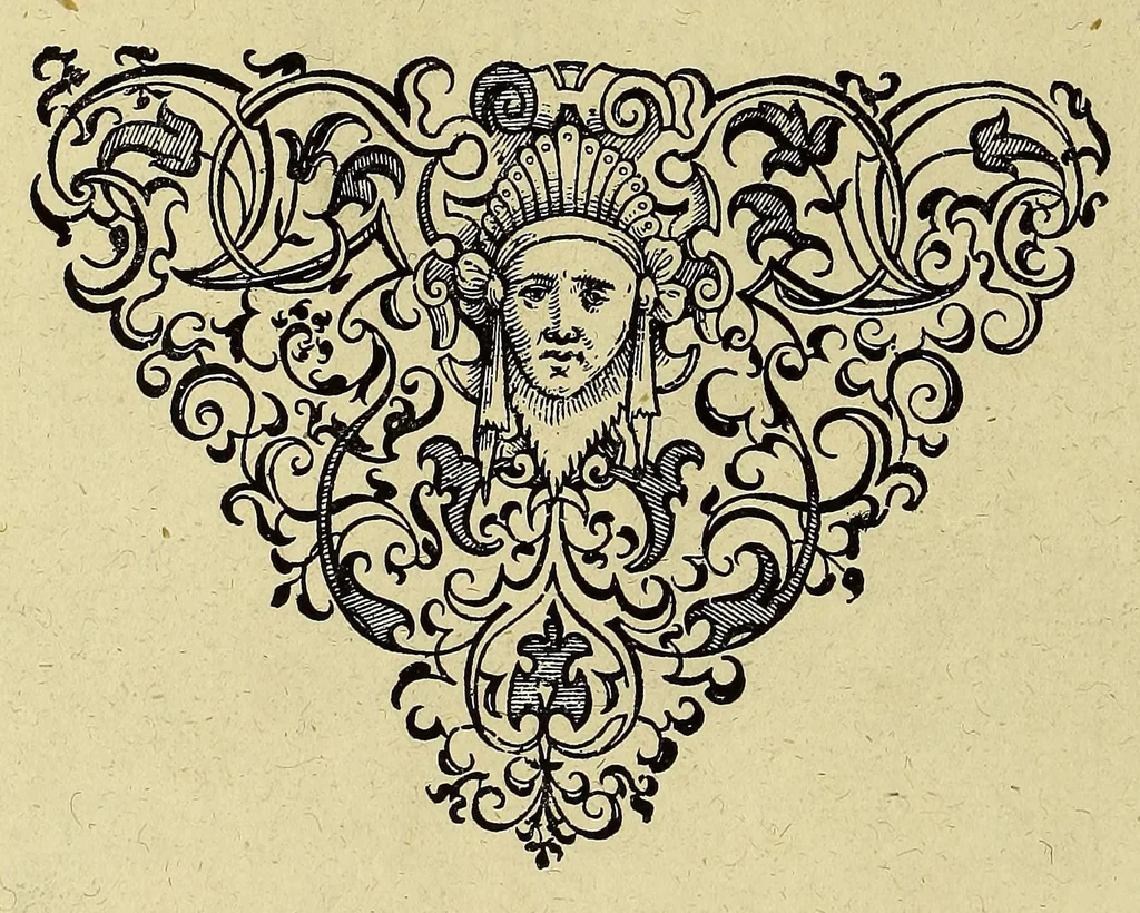 An illustration from Merueilleux et estrange rapport, toutesfois fidele, des commoditez qui se trouuent en Virginia, des facons des naturels habitans d'icelle, laquelle a esté nouuellement descouuerte par les Anglois que Mesire [sic] Richard Greinuile cheualier y mena en colonie lan.1585. : a la charge principale de Messire Walter Raleigh cheualier surintendant des Mines d'Estain, fauorisé par la royne d'Angleterre, et autorisé par ses lettres patentes., 1590, leaf 110