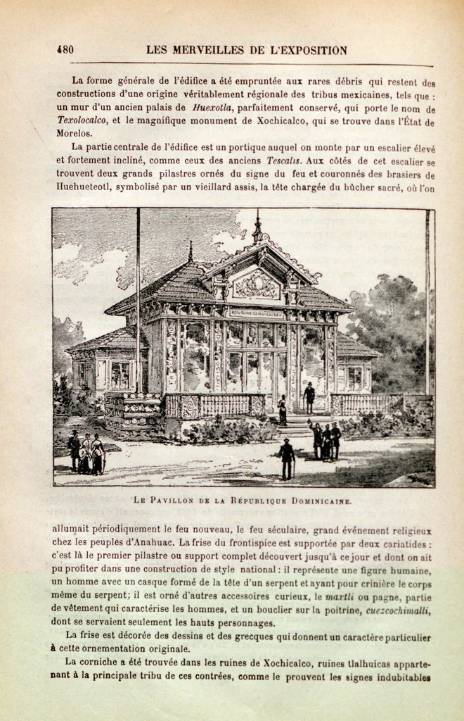 An illustration from Les merveilles de L'exposition de 1889 ..., 1889, leaf 488