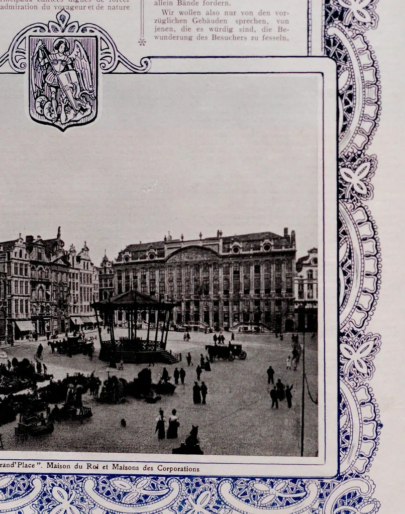 An illustration from Les merveilles de l'Exposition : album-souvenir = Gedenk-album, 1910, leaf 6