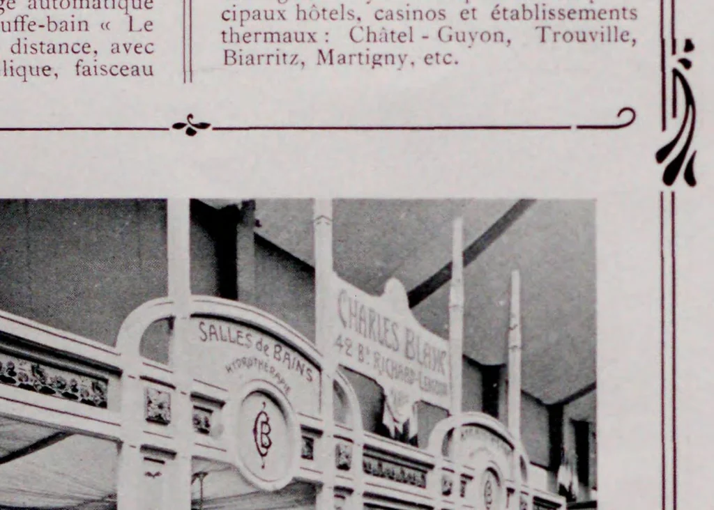An illustration from Les merveilles de l'Exposition : album-souvenir = Gedenk-album, 1910, leaf 73