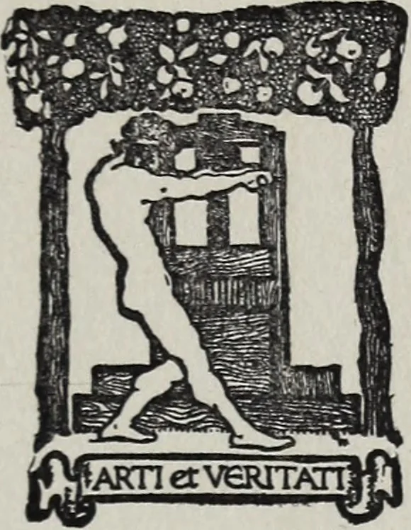 An illustration from The message of Anne Simon, 1920, leaf 8