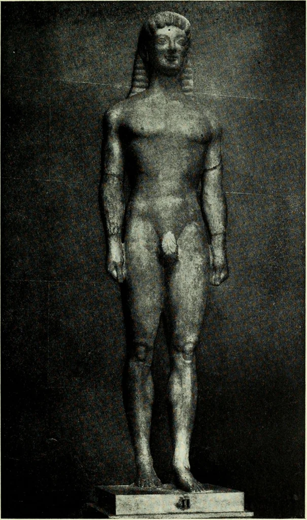 An illustration from The message of greek art, 1915, leaf 128