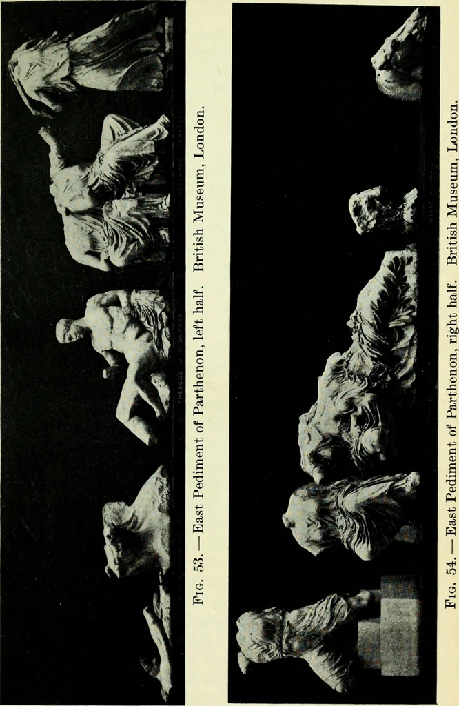 An illustration from The message of greek art, 1915, leaf 184