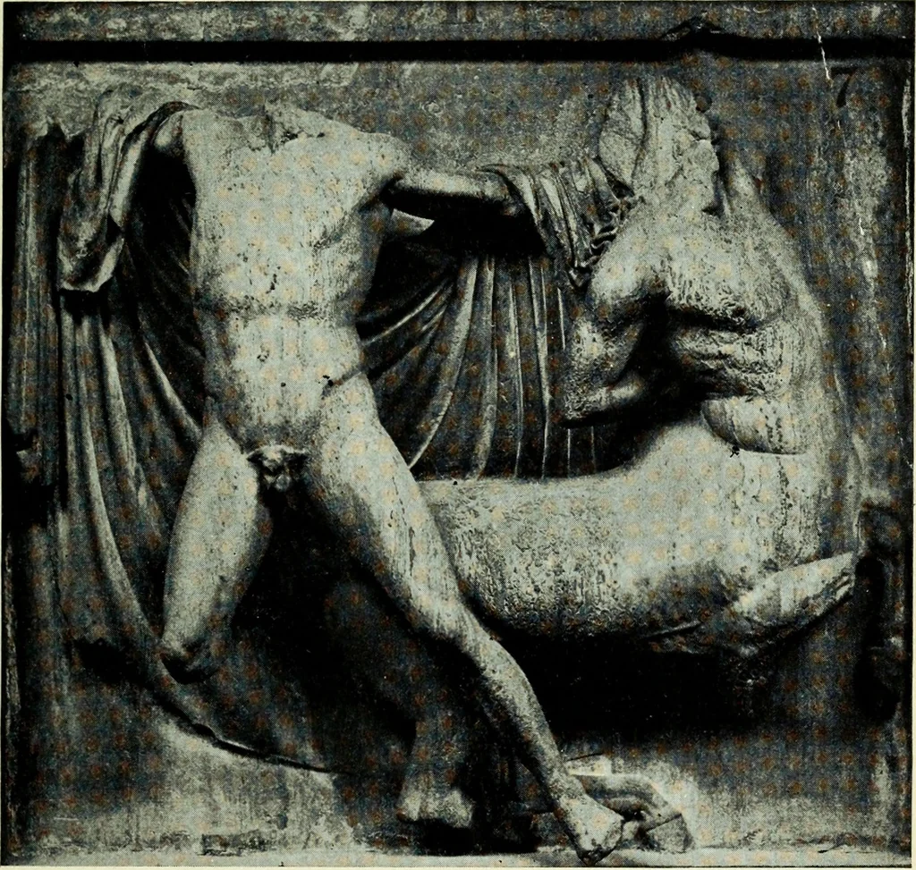 An illustration from The message of greek art, 1915, leaf 192