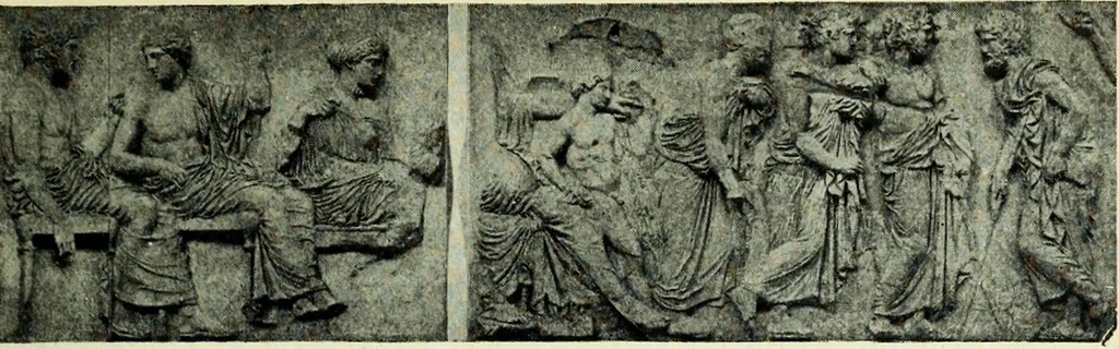 An illustration from The message of greek art, 1915, leaf 194