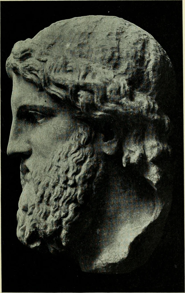 An illustration from The message of greek art, 1915, leaf 204