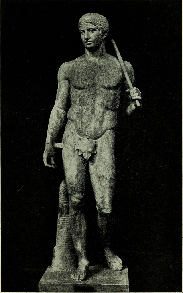 An illustration from The message of greek art, 1915, leaf 218