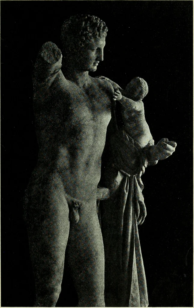 An illustration from The message of greek art, 1915, leaf 232