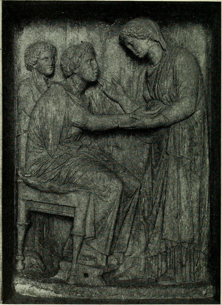 An illustration from The message of greek art, 1915, leaf 281