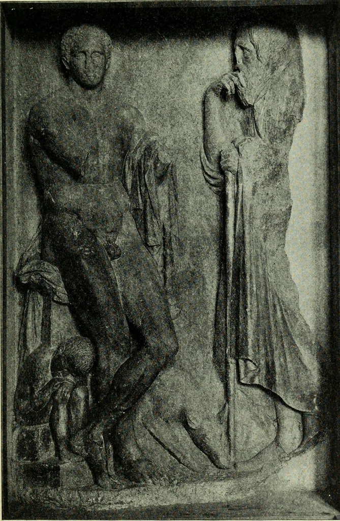 An illustration from The message of greek art, 1915, leaf 282
