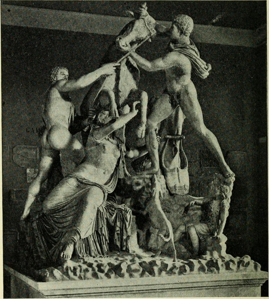 An illustration from The message of greek art, 1915, leaf 337