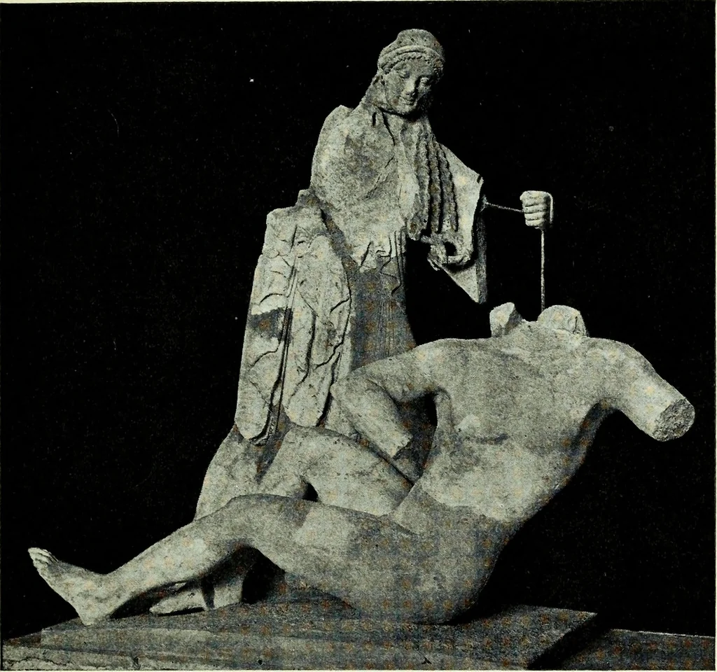 An illustration from The message of greek art, 1915, leaf 96