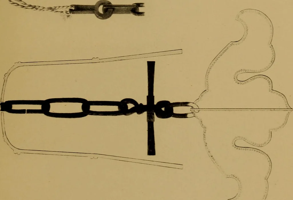 An illustration from Metals and metal-working in old Japan, 1915, leaf 104