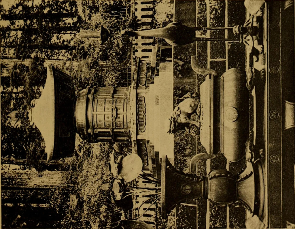 An illustration from Metals and metal-working in old Japan, 1915, leaf 118