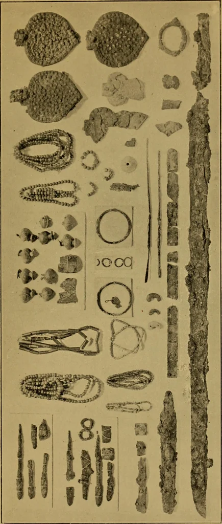 An illustration from Metals and metal-working in old Japan, 1915, leaf 18