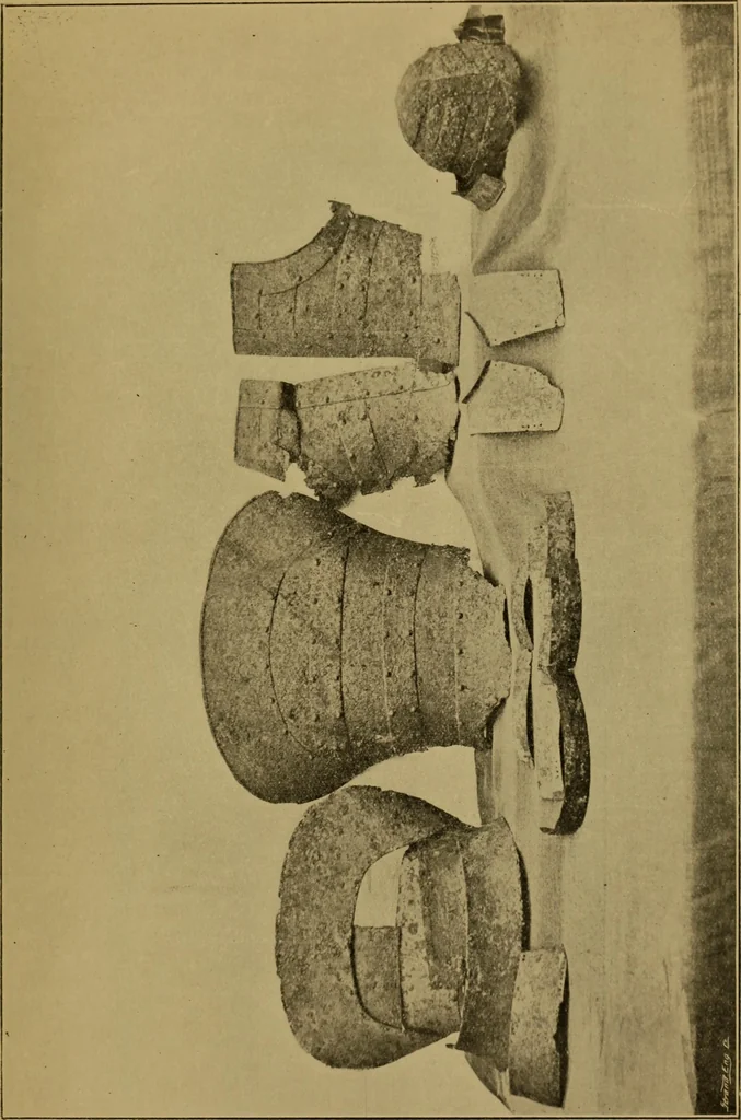 An illustration from Metals and metal-working in old Japan, 1915, leaf 48