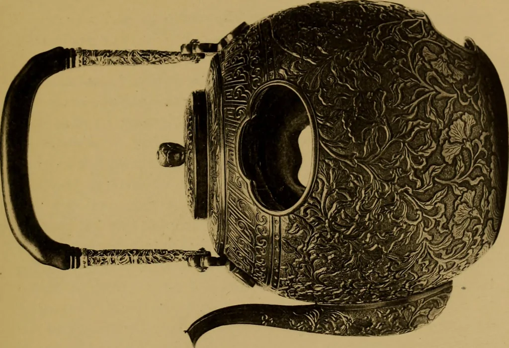 An illustration from Metals and metal-working in old Japan, 1915, leaf 78