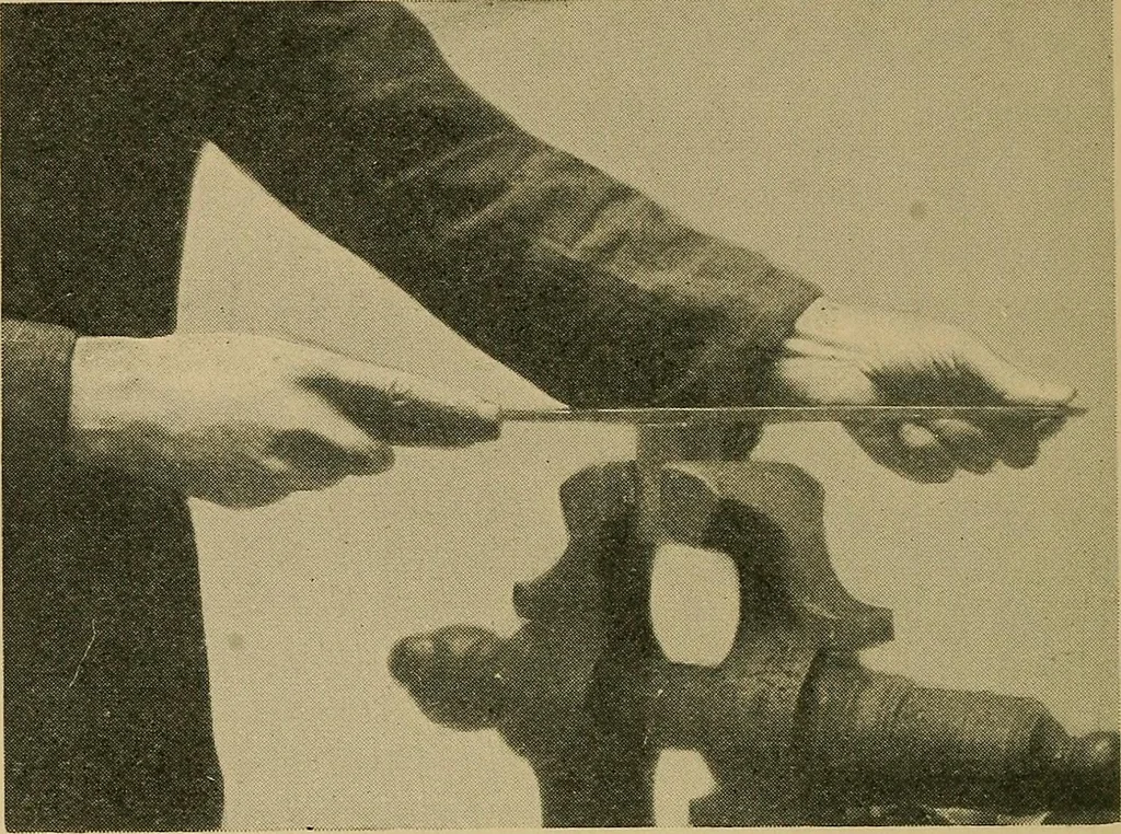 An illustration from Metal-work; a handbook for teachers and students, 1914, leaf 107