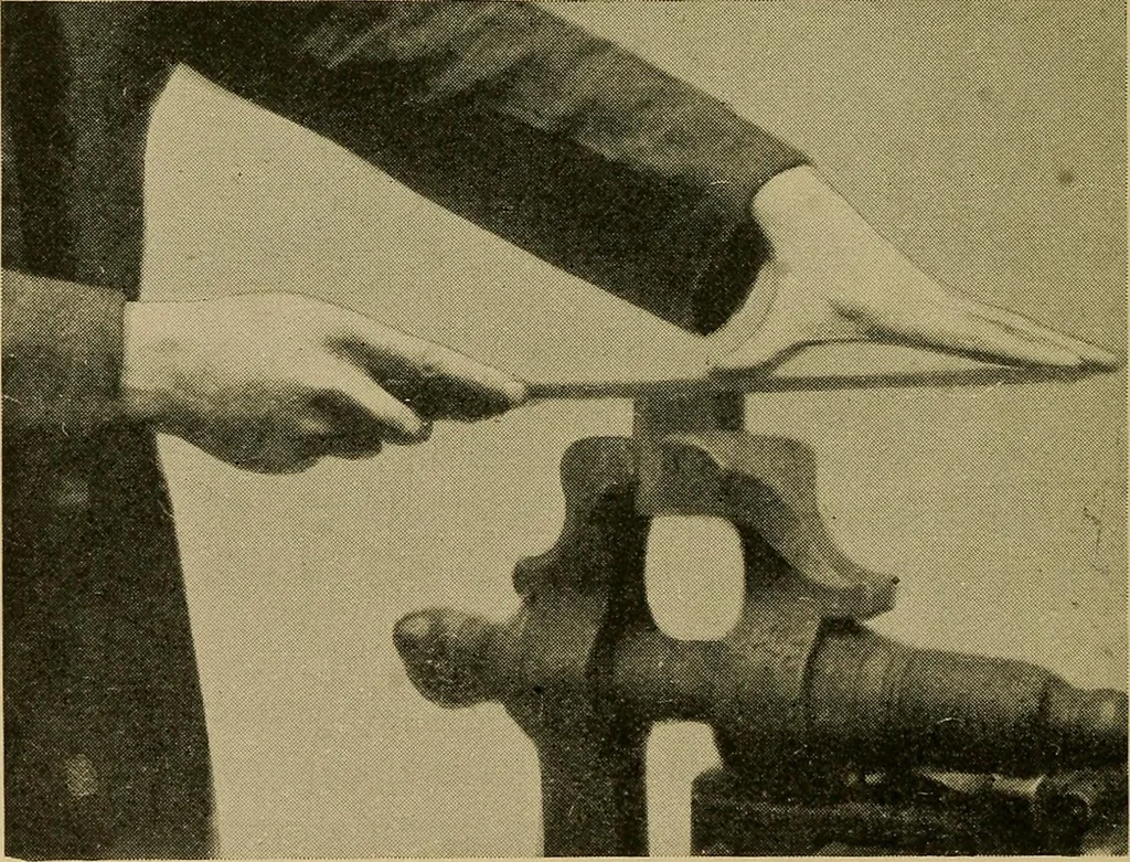 An illustration from Metal-work; a handbook for teachers and students, 1914, leaf 107