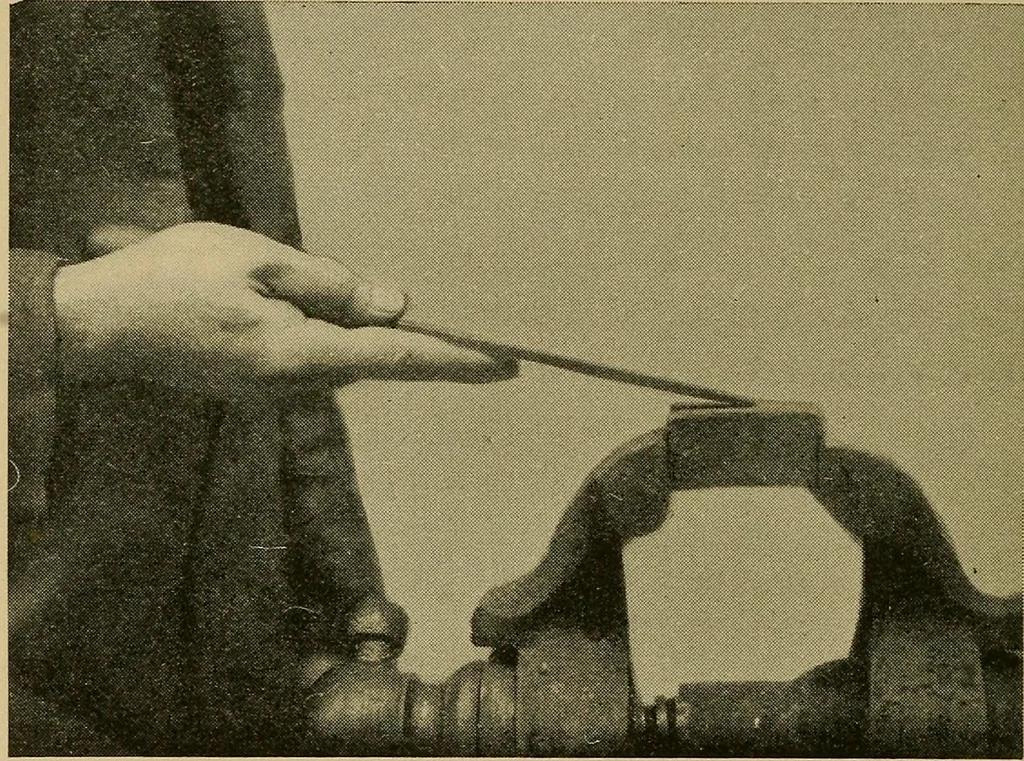 An illustration from Metal-work; a handbook for teachers and students, 1914, leaf 111
