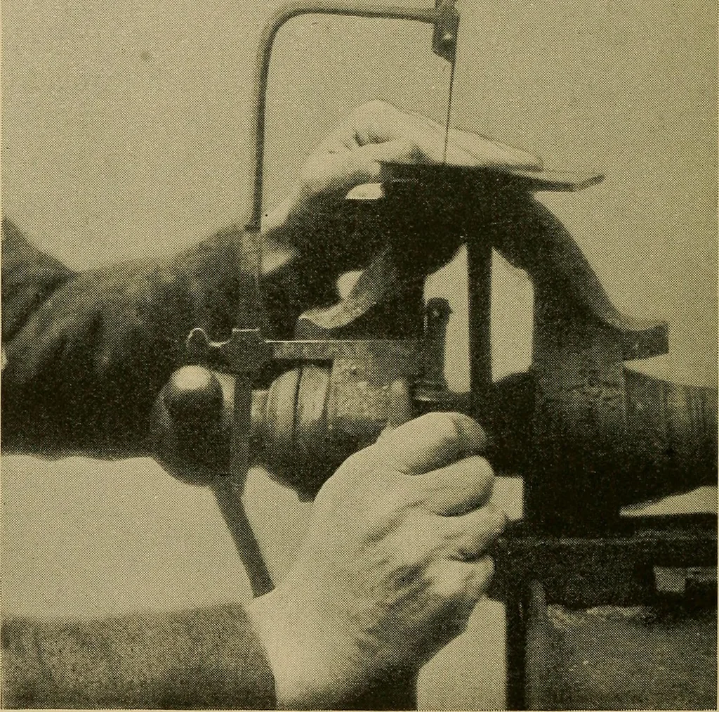 An illustration from Metal-work; a handbook for teachers and students, 1914, leaf 133