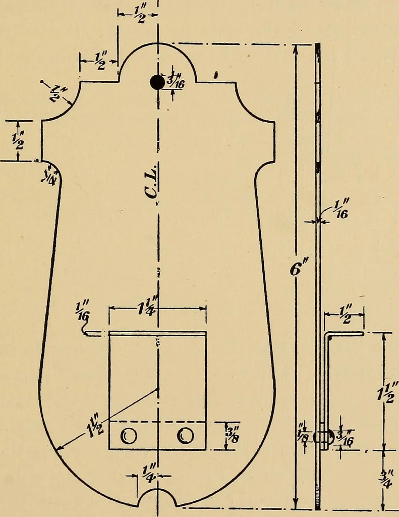 An illustration from Metal-work; a handbook for teachers and students, 1914, leaf 268