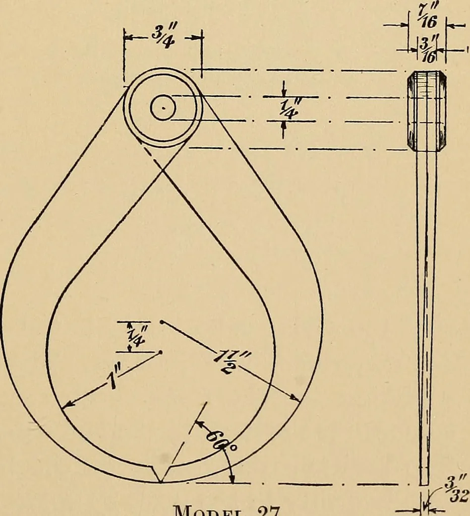 An illustration from Metal-work; a handbook for teachers and students, 1914, leaf 282