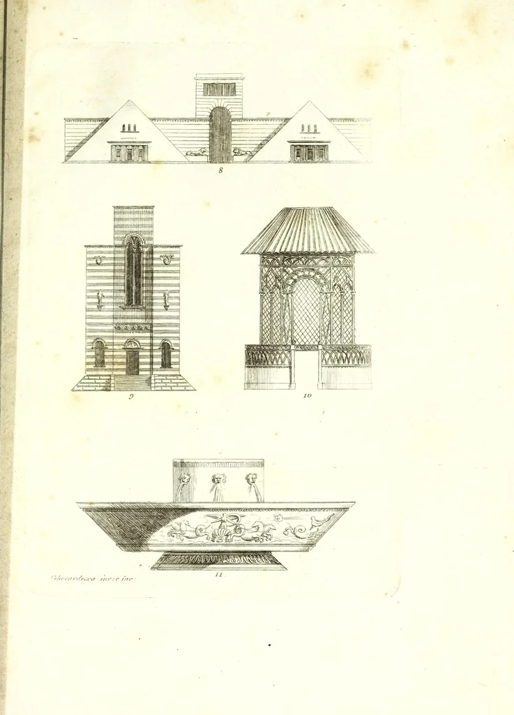 An illustration from Metamorfosi del giuoco detto l'enimma chinese, 1818, leaf 23