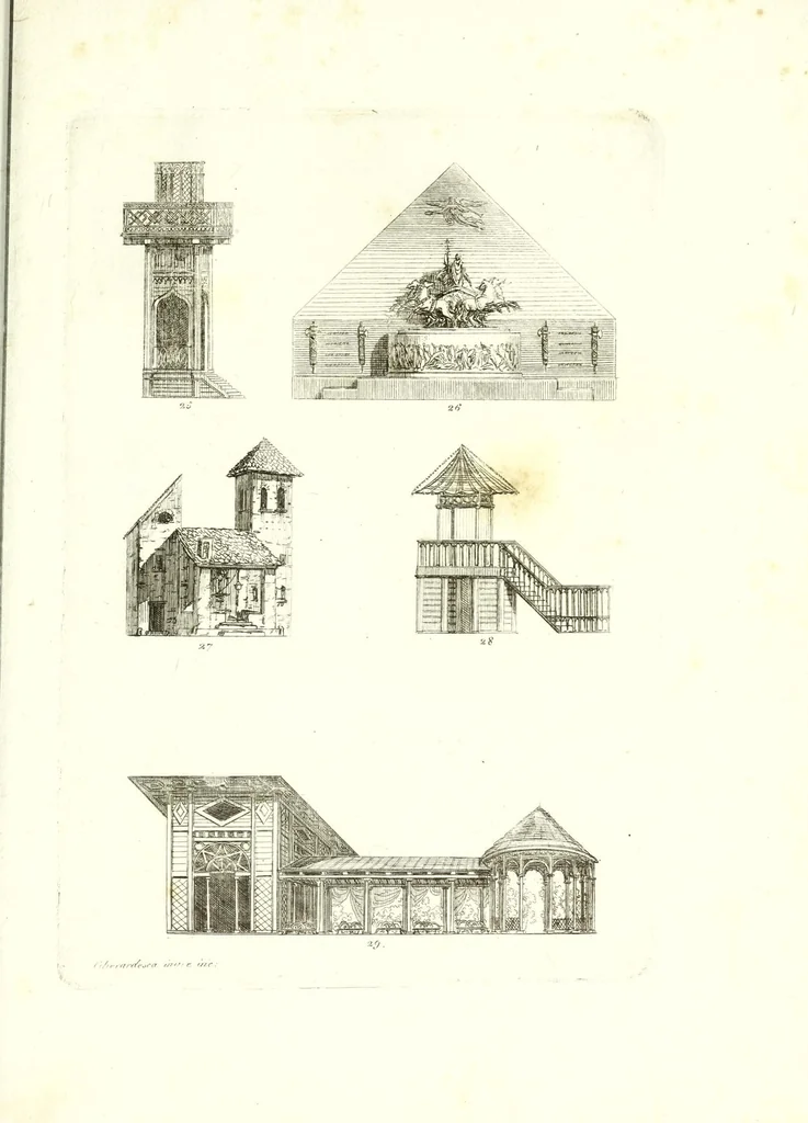 An illustration from Metamorfosi del giuoco detto l'enimma chinese, 1818, leaf 31