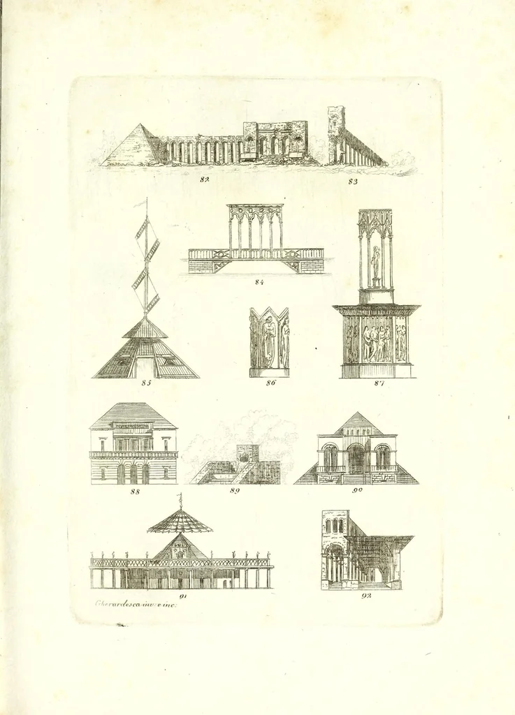 An illustration from Metamorfosi del giuoco detto l'enimma chinese, 1818, leaf 51