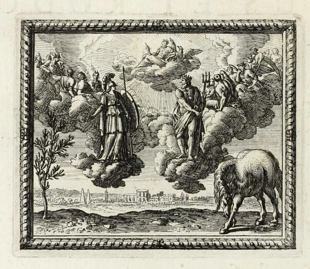 An illustration from Metamorphoses d'Ovide en rondeaux, 1676, leaf 174