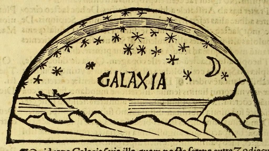 An illustration from Meteorologia Aristotelis., 1512, leaf 48