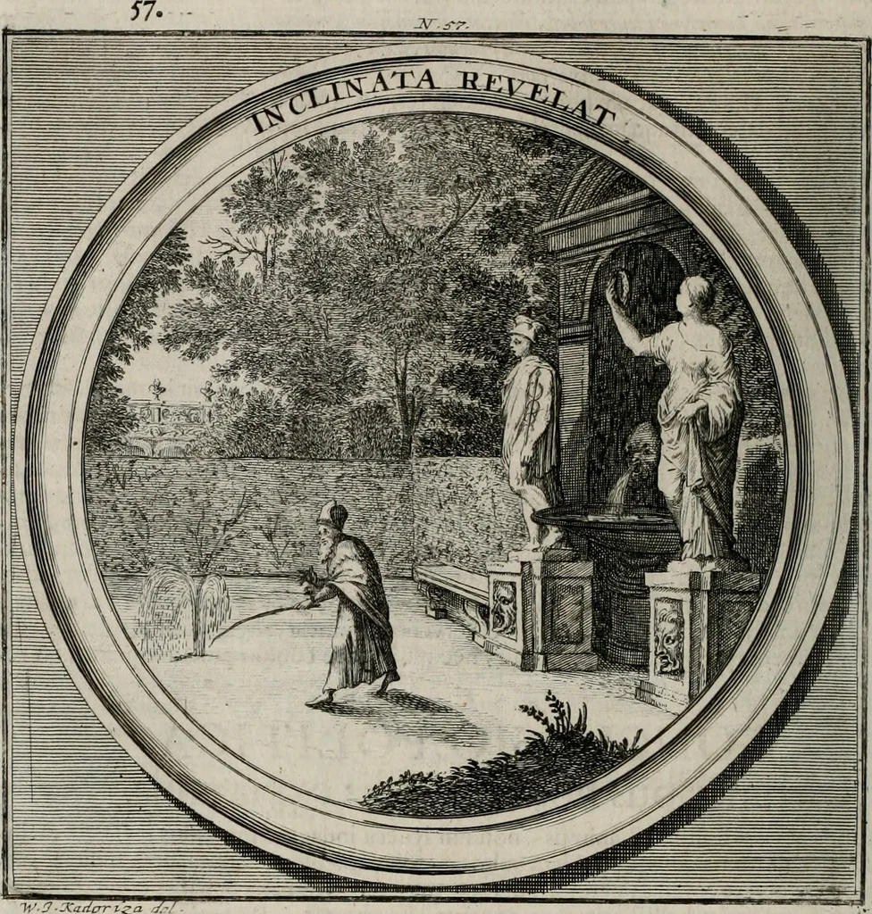 An illustration from Meteorologia philosophico-politica : in duodecim dissertationes per quæstiones meteorologicas et conclusiones politicas divisa, appositisque symbolis illustrata ..., 1709, leaf 201