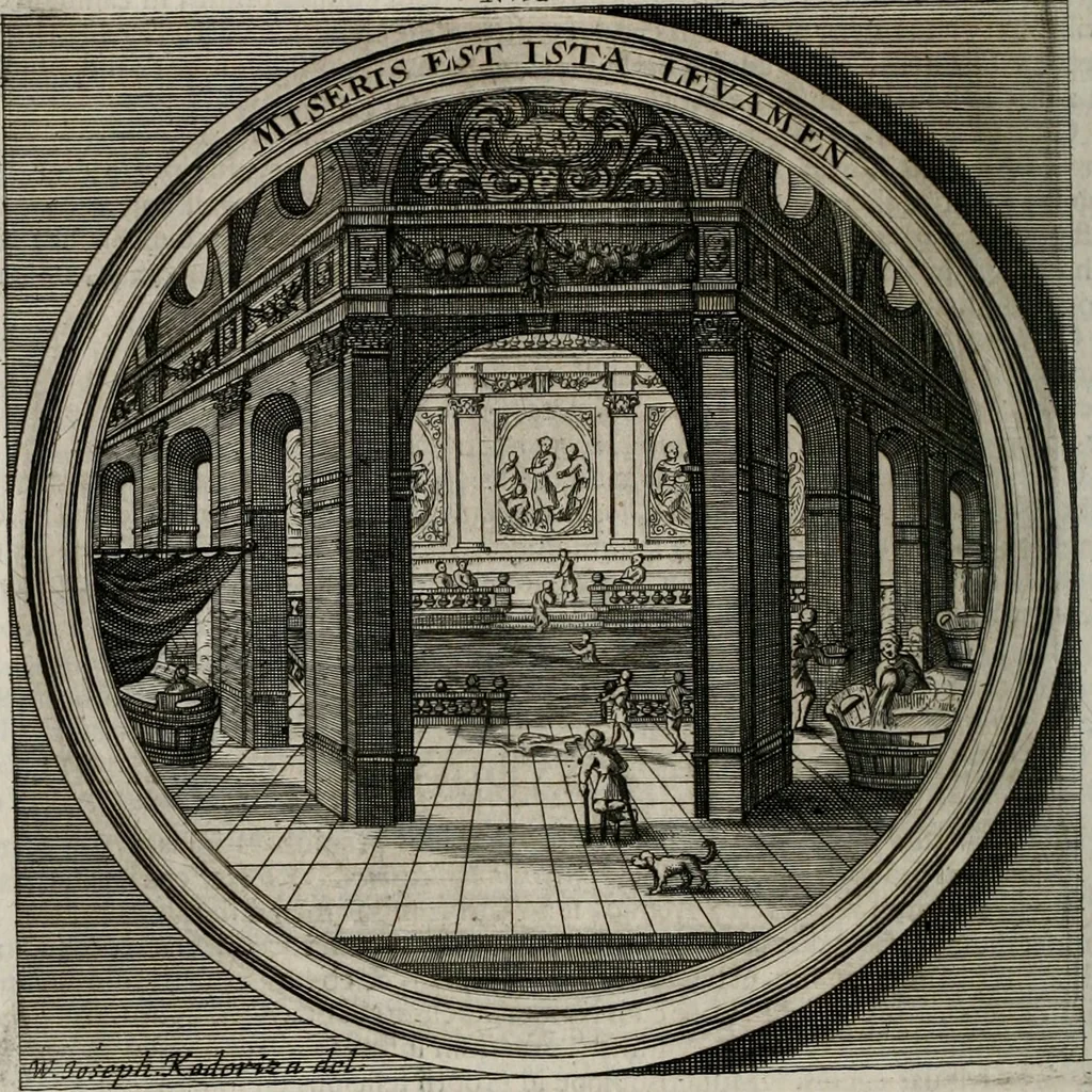 An illustration from Meteorologia philosophico-politica : in duodecim dissertationes per quæstiones meteorologicas et conclusiones politicas divisa, appositisque symbolis illustrata ..., 1709, leaf 219