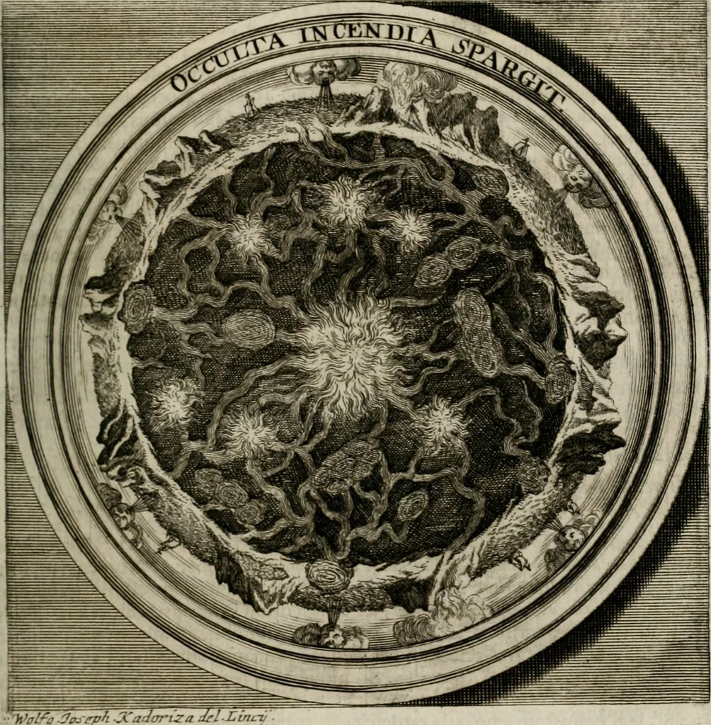 An illustration from Meteorologia philosophico-politica : in duodecim dissertationes per quæstiones meteorologicas et conclusiones politicas divisa, appositisque symbolis illustrata ..., 1709, leaf 252