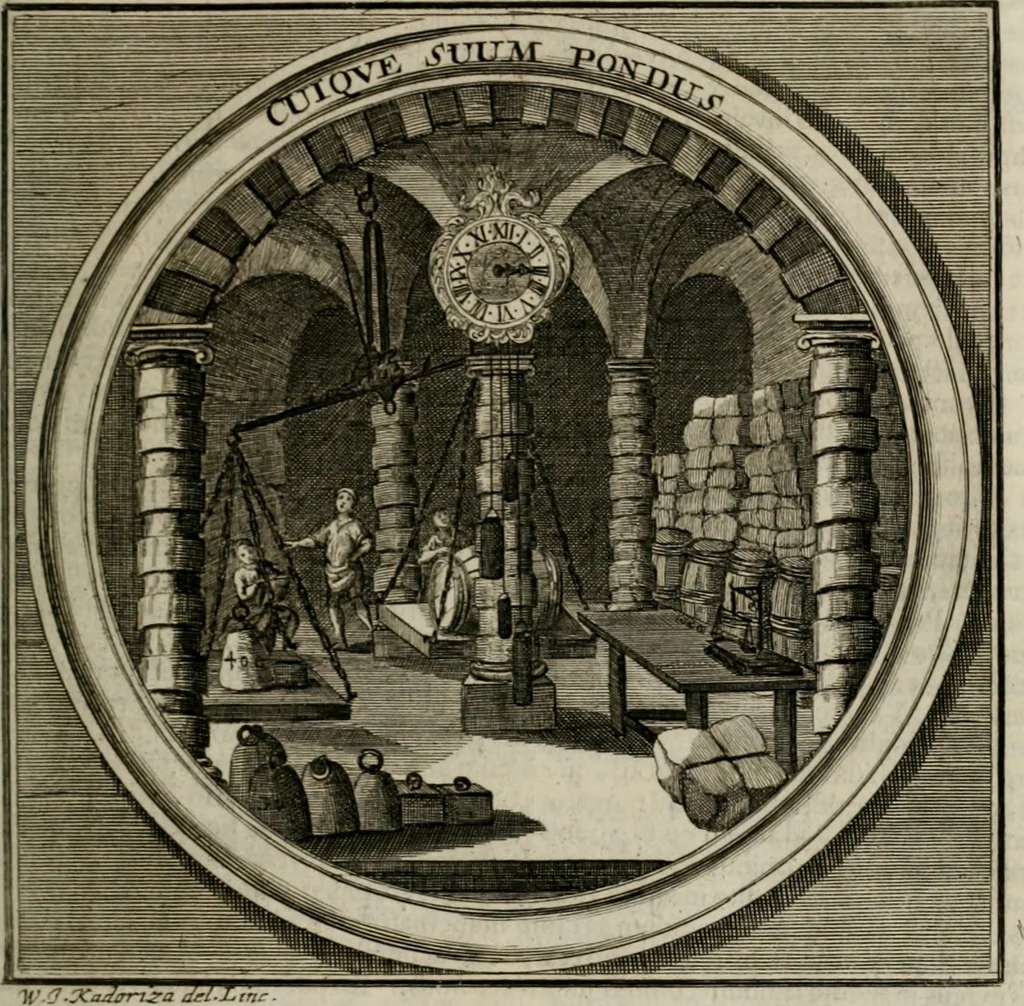 An illustration from Meteorologia philosophico-politica : in duodecim dissertationes per quæstiones meteorologicas et conclusiones politicas divisa, appositisque symbolis illustrata ..., 1709, leaf 302