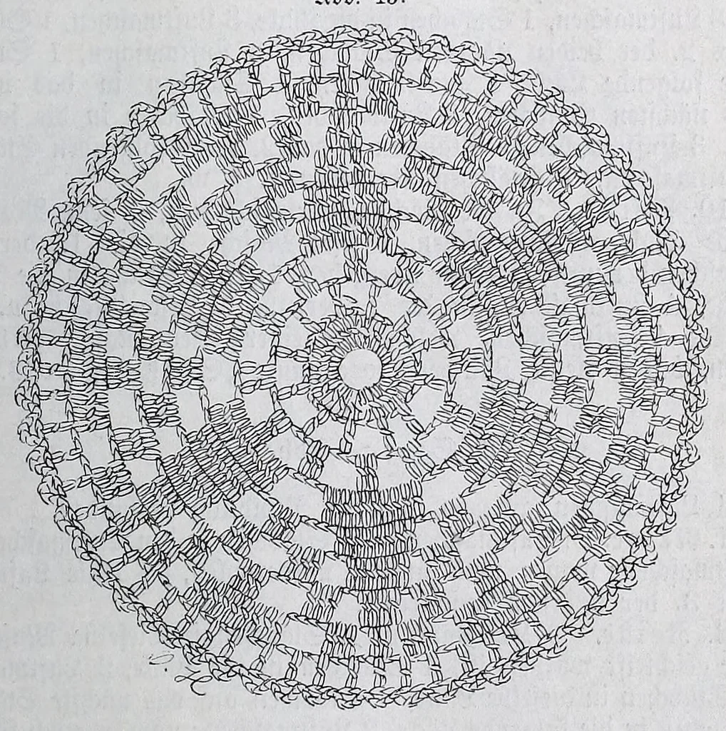 An illustration from Methodik des Handarbeits-Unterreichtes : für Lehrerinnen-Gildungsanstalten und zur Fortbildung für Arbeitslehrerinnen an Volks- und Bürgerschulen, 1903, leaf 107