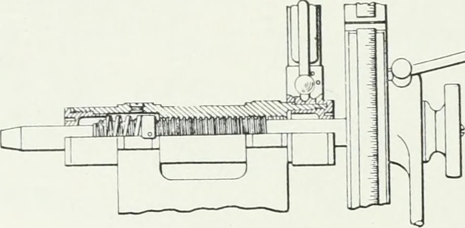 An illustration from Methods of machine shop work : for apprentices and students in technical and trade schools, 1914, leaf 101