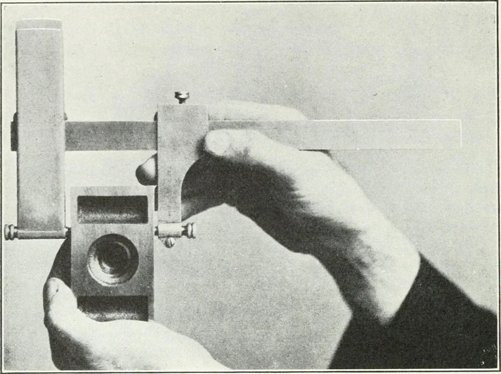 An illustration from Methods of machine shop work : for apprentices and students in technical and trade schools, 1914, leaf 109