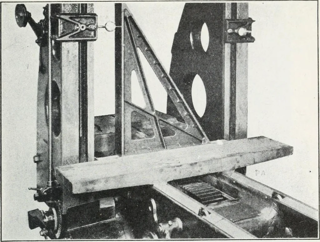 An illustration from Methods of machine shop work : for apprentices and students in technical and trade schools, 1914, leaf 116