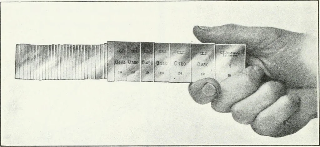 An illustration from Methods of machine shop work : for apprentices and students in technical and trade schools, 1914, leaf 137