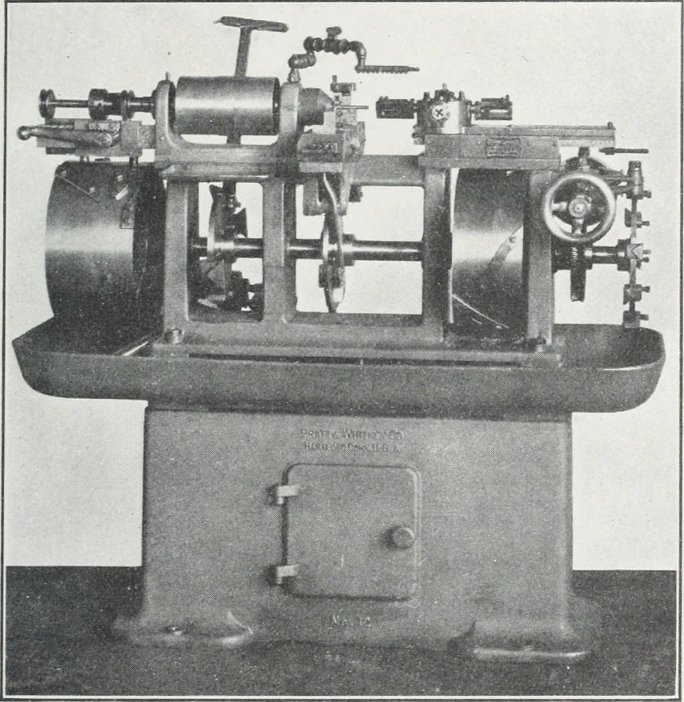 An illustration from Methods of machine shop work : for apprentices and students in technical and trade schools, 1914, leaf 184