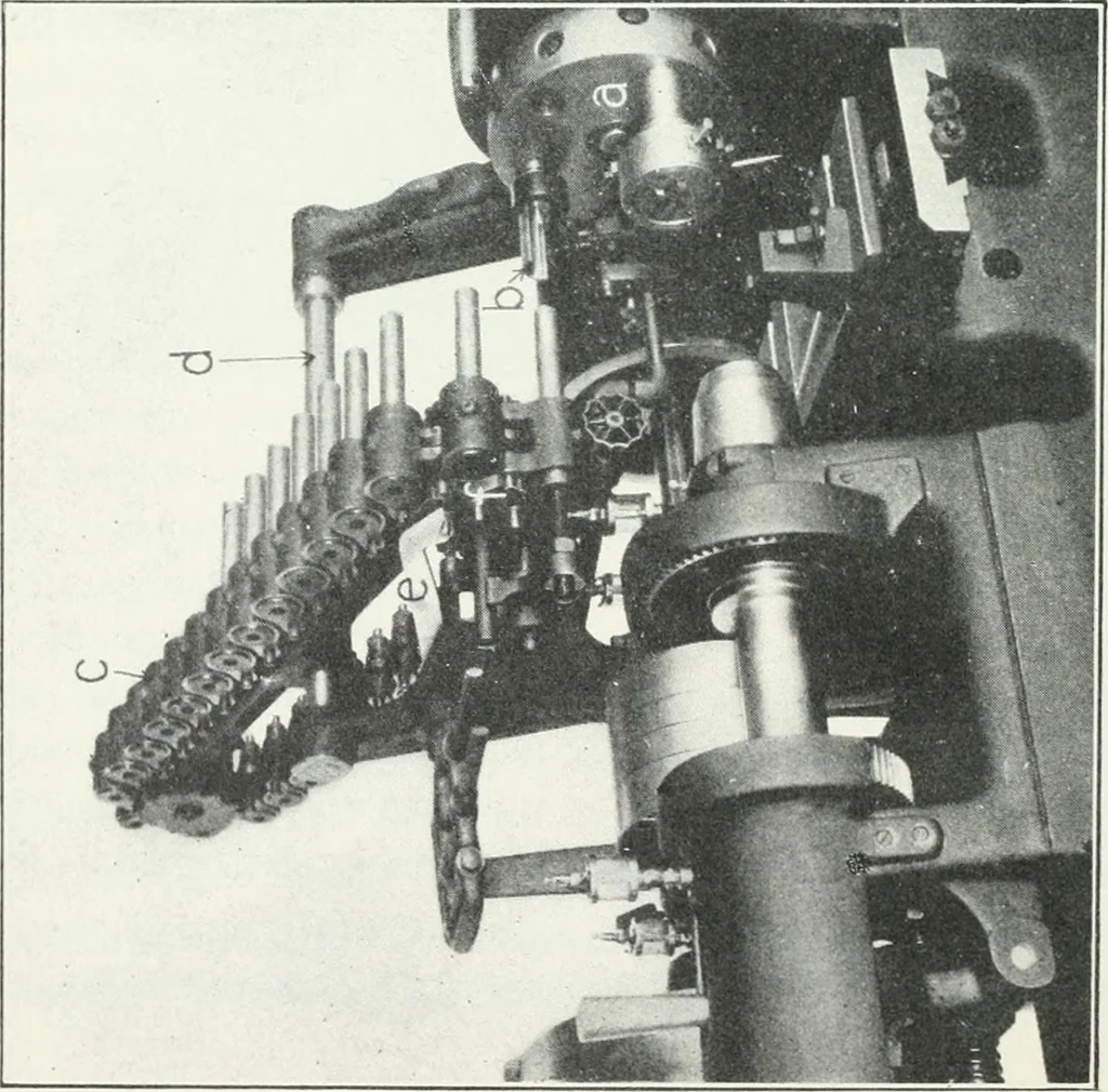 An illustration from Methods of machine shop work : for apprentices and students in technical and trade schools, 1914, leaf 187
