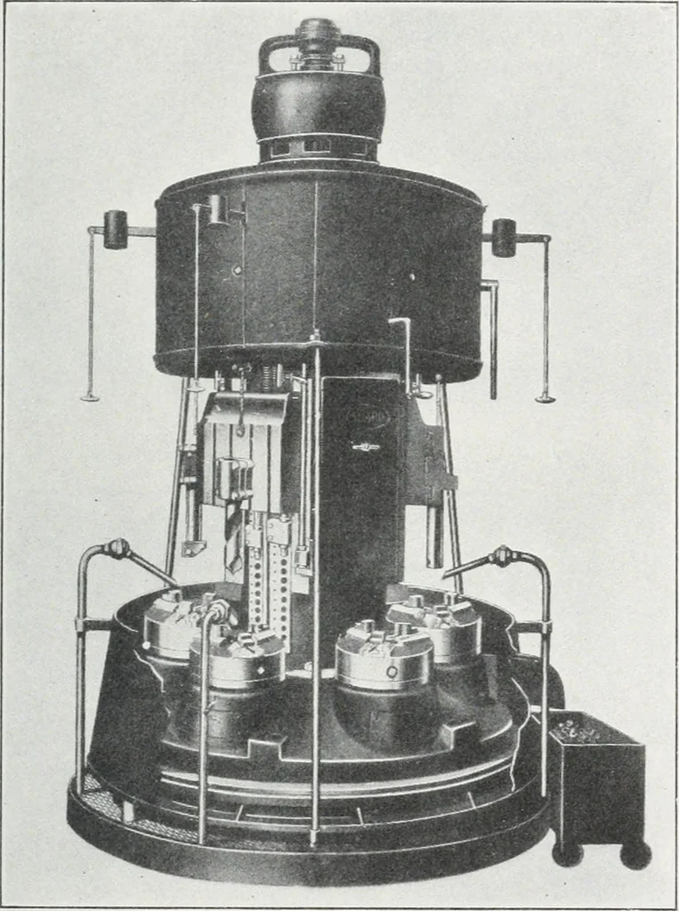 An illustration from Methods of machine shop work : for apprentices and students in technical and trade schools, 1914, leaf 192